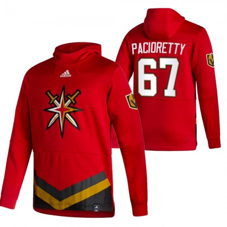 Herren Eishockey Vegas Golden Knights Max Pacioretty 67 2020-21 Reverse Retro Pullover Hooded Sweatshirt
